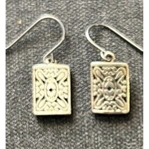 Premier‎ Designs Prelude Earrings Retired Antique Silver Plated